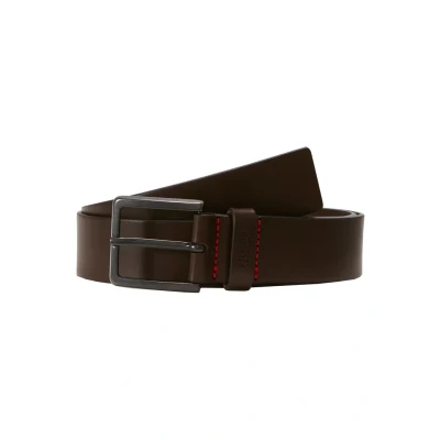 Image of HUGO Gionio Belt business, Men&#039;s, Size: 46, Dark brown