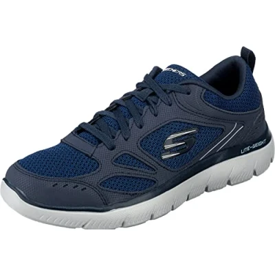 Image of Skechers Men&#039;s 52812 Sports Shoes, Blue, 9.5 UK