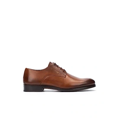 Image of MARTINELLI Empire Leather Lace Up Shoes for Men, Brandy, 43 EU