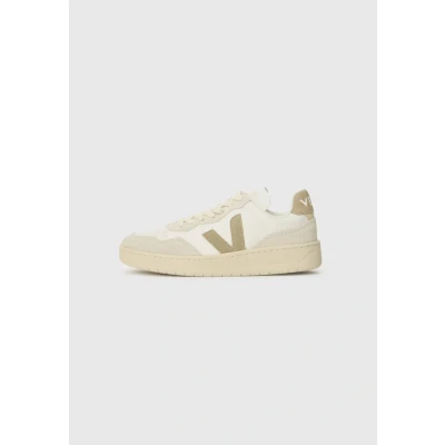 Image of Veja V 90 Trainers, Women&#039;s, Size: 8.5, White/taupe shoes