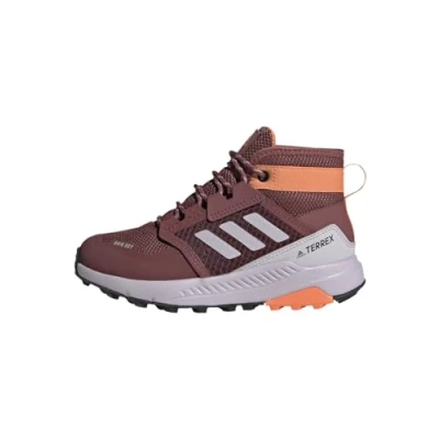Image of Adidas Terrex Trailmaker MID RAIN.RDY Hiking shoes Unisex for kids, Size: 4.5, Quiet crimson/silver dawn/amber tint Synthetics/textile
