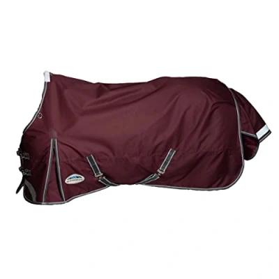 Image of Weatherbeeta ComFiTec Plus Dynamic II Standard Neck Medium 220g Maroon/Grey/White