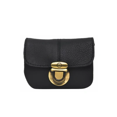 Image of Gusti Leder Eskil Bum bag schwarzmetallic, Size: One Size, Schwarz metallic