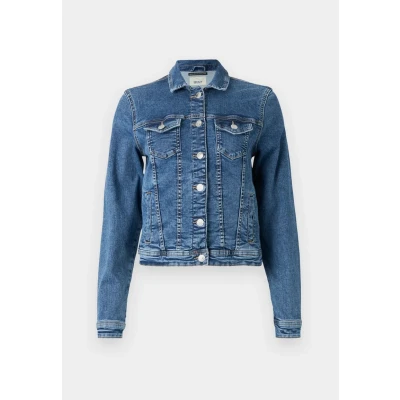 Image of ONLY Onltia denim jacket, Women&#039;s, Size: 14, Medium blue