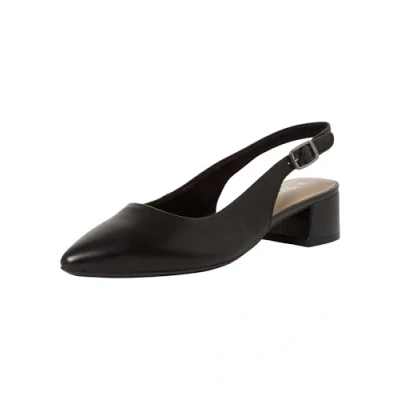 Image of Tamaris Women&#039;s 1 29500 42 Trainers Pump, Black Leather, 5 UK