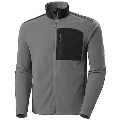 Image of Helly Hansen Daybreaker Block Jacket Fleece jacket, Men&#039;s, Size: Small, Concrete