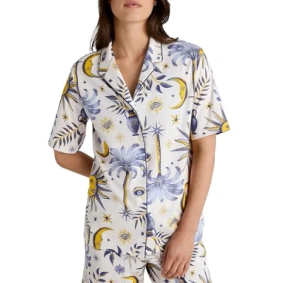 Image of Calida Favourites Magic Pyjama top, Women&#039;s, Size: 18/20, Charm cream