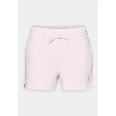 Image of adidas Sportswear Essentials Small LOGO FEEL COZY Sports shorts, Women&#039;s, Size: Medium, Clear pink/white