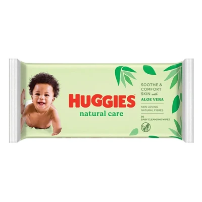 Image of Huggies Natural Care Baby Wipes, 56 Wipes