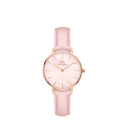 Image of Daniel Wellington Petite Cherry Blossom Watch Rose goldcoloured, Size: 28, gold coloured