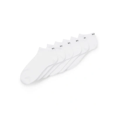 Image of HUGO 6 PACK Socks, Women&#039;s, Size: 5.5 8, White