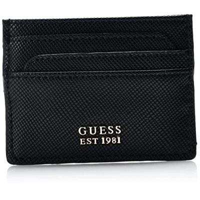 Image of Guess Laurel Wallet, Women&#039;s, Size: One Size, Schwarz