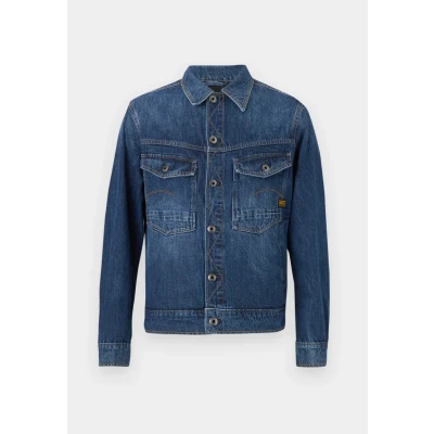 Image of G STAR Dakota Jacket Denim jacket, Men&#039;s, Size: Small, Worn in blue veil