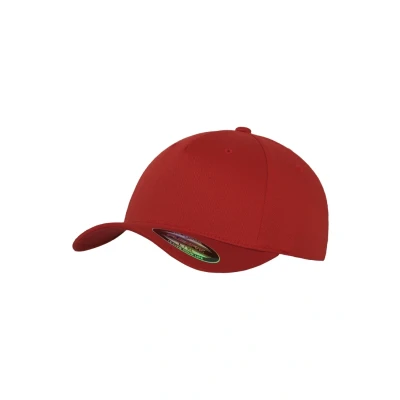 Image of Flexfit 5 Panel Cap, Size: S/M, Red