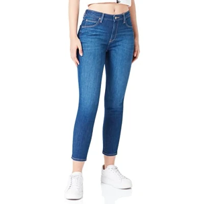 Image of Lee Scarlett HIGH Jeans Skinny Fit, Women&#039;s, Size: 28x31, Night sky