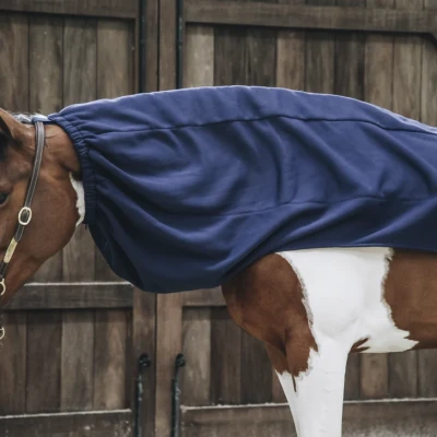 Image of Kentucky Horsewear Cooler Fleece Horse Scarf Navy Equestrian