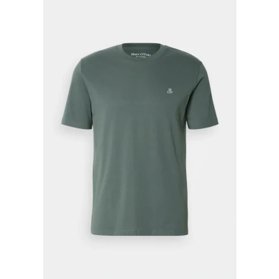 Image of Marc O&#039;Polo Short Sleeve LOGO Basic Tshirt, Men&#039;s, Size: Small, Mangrove