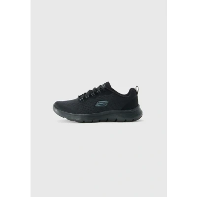 Image of Skechers Wide Fit FLEX Appeal 5.0 Trainers, Women&#039;s, Size: 3, Black/gray shoes