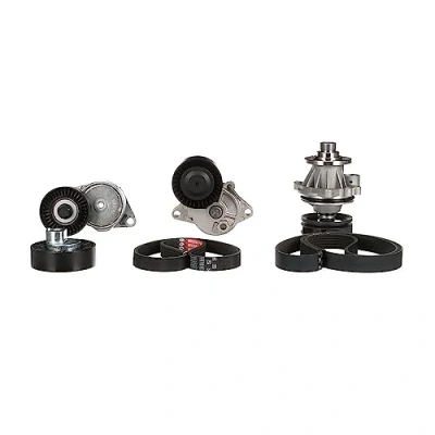 Image of Water Pump + V Ribbed Belt Set GATES KP26PK1540