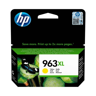 Image of HP 3JA29AE 963XL High Yield Original Ink Cartridge, Yellow, Single Pack