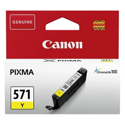 Image of Canon CLI 571 Yellow Cartridge 6.5 ml