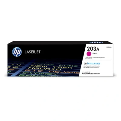 Image of HP CF543A 203A Original LaserJet Toner Cartridge, Magenta, Single Pack