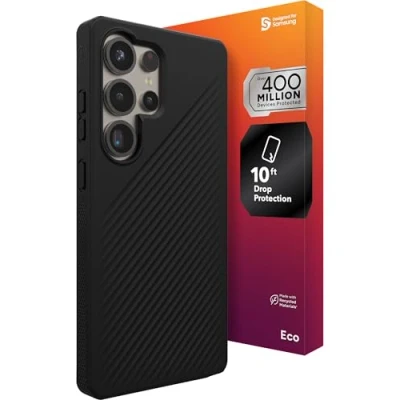 Image of ZAGG Luxe Graphene Back Cover Black Samsung Galaxy S25 Ultra