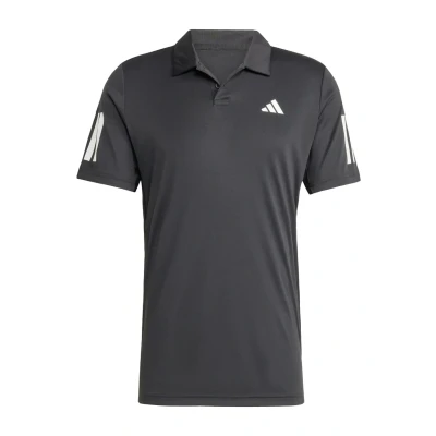 Image of adidas Performance CLUB 3 Stripes Polo shirt, Men&#039;s, Size: XS, Black