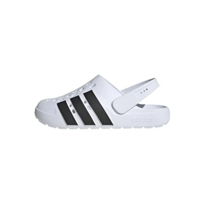 Image of adidas Sportswear Adilette Clogs cloud white core black white, Size: 4, shoes