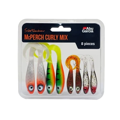 Image of Abu Garcia Svartzonker McPerch Curly Mix (8 pieces) Shad