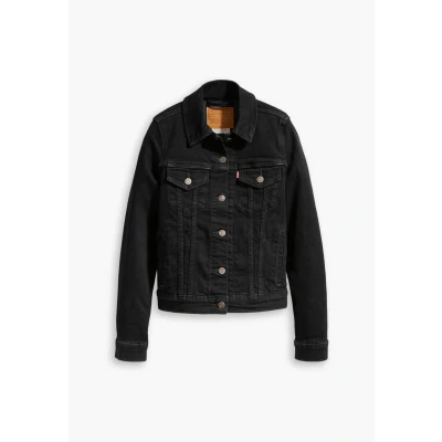 Image of Levi&#039;s Original Trucker Denim jacket, Women&#039;s, Size: XS, Black