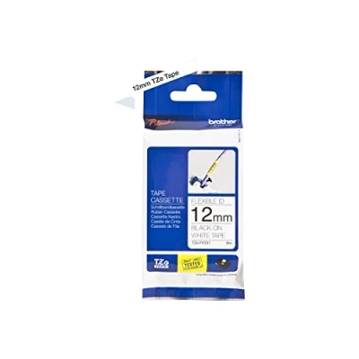 Image of Brother TZE FX231 Labels Black