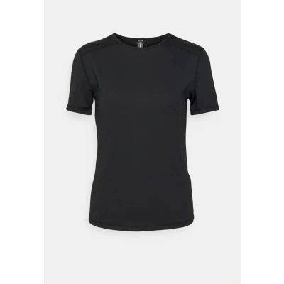 Image of ONLY Women&#039;s Onpmila Ss Train Tee Noos Activewear Shirt, Black, XL