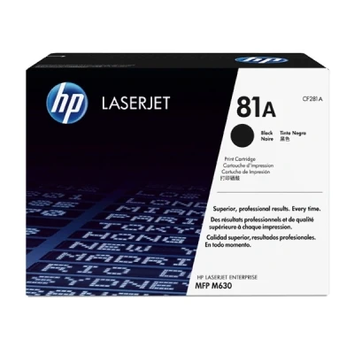 Image of HP 81A Black Laserjet Cartridge CF281A