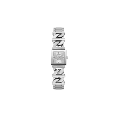 Image of Guess Runaway Watch silvercoloured, Women&#039;s, Size: One Size, Silver coloured