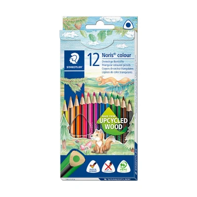 Image of Kredki Noris Colour trójkatne 12 kolorów