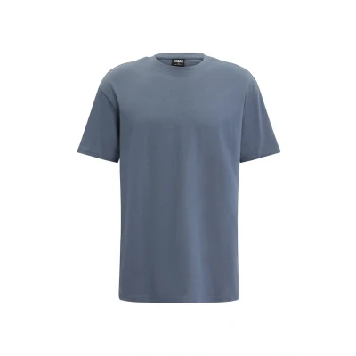 Image of Urban Classics Heavy Basic Tshirt, Men&#039;s, Size: Large, Vintageblue