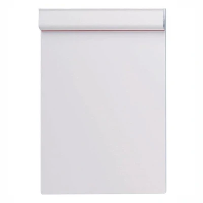 Image of MAUL MAULpro Clipboard A5 Plastic Writing Board in DIN Portrait Format for Hanging Modern Clip Storage of Paper Office, Kitchen and Workshop White