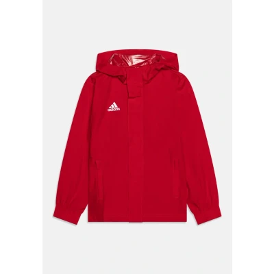 Image of adidas Performance Entrada 22 ALL Weather Waterproof jacket for kids, Size: 7 8y, Tepore
