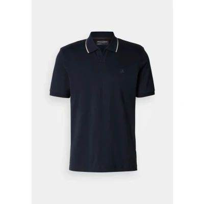 Image of Marc O&#039;Polo Short Sleeve CAMP Collar Polo shirt, Men&#039;s, Size: XL, Dark navy