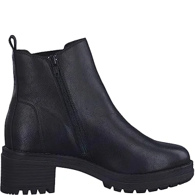 Image of Jana Platform ankle boots, Women&#039;s, Size: 6.5, Black nappa Synthetics