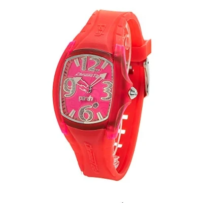 Image of Chronotech Womens Analogue Quartz Watch with Rubber Strap CT7134L 10,