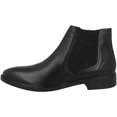 Image of Geox Gladwin Classic ankle boots, Men&#039;s, Size: 8, Black Leather and textile
