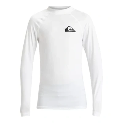 Image of Quiksilver Everyday LS Rash vest, Men&#039;s, Size: S10, White
