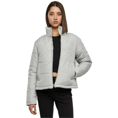 Image of Urban Classics Arrow Puffer Winter jacket, Women&#039;s, Size: 5XL, Lightasphalt