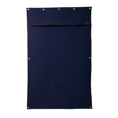 Image of Kentucky Horsewear Stable Curtain Navy Horse Drape Riding Equestrian