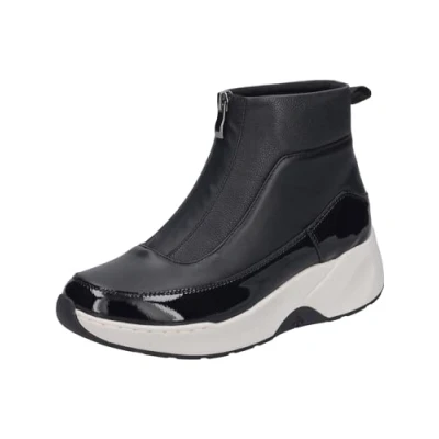Image of Josef Seibel Lissi Wedge Ankle Boots, Women&#039;s, Size: 5, Schwarz Leather and textile