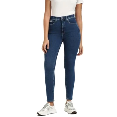 Image of Calvin Klein Jeans MID RISE Skinny Fit, Women&#039;s, Size: 25x34, Denim medium
