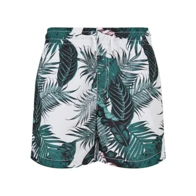 Image of Urban Classics Swimming shorts for kids, Size: 11 12y, Palm leaves aop