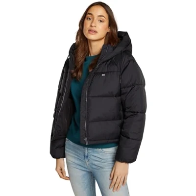 Image of Tommy Jeans Aspen Winter jacket, Women&#039;s, Size: 3XL, Black